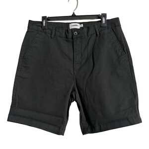 TOPMAN Black‎ Chino Shorts Mens Size 34 MCMLXXVIII